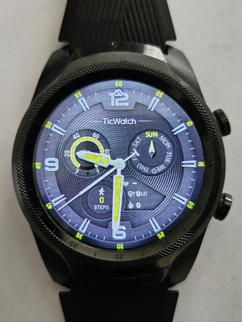 TicWatch Black Smartwatch - Fitness & Smart Notifications